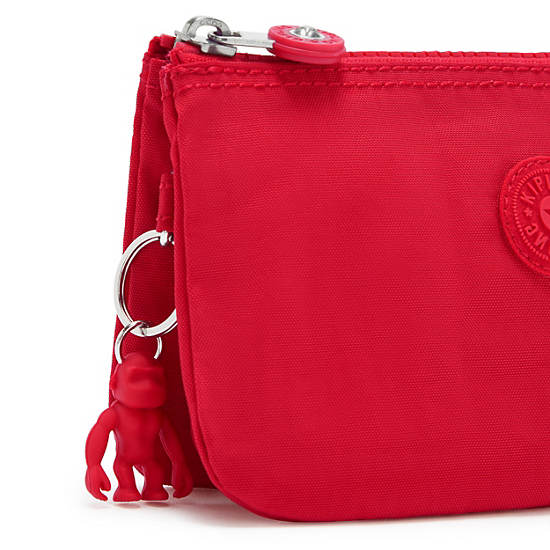 Kipling Creativity Large Pouch Bags Red Rouge | AU 2091DF